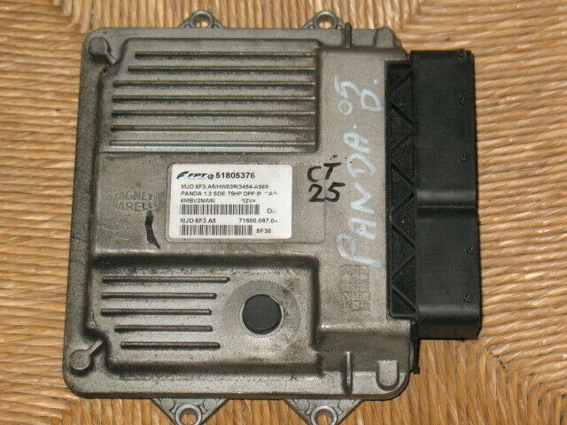 ECU FIAT PANDA 1.3 MTJ 51805376 MJD 8F3.A5 HW03R SDE 75HP