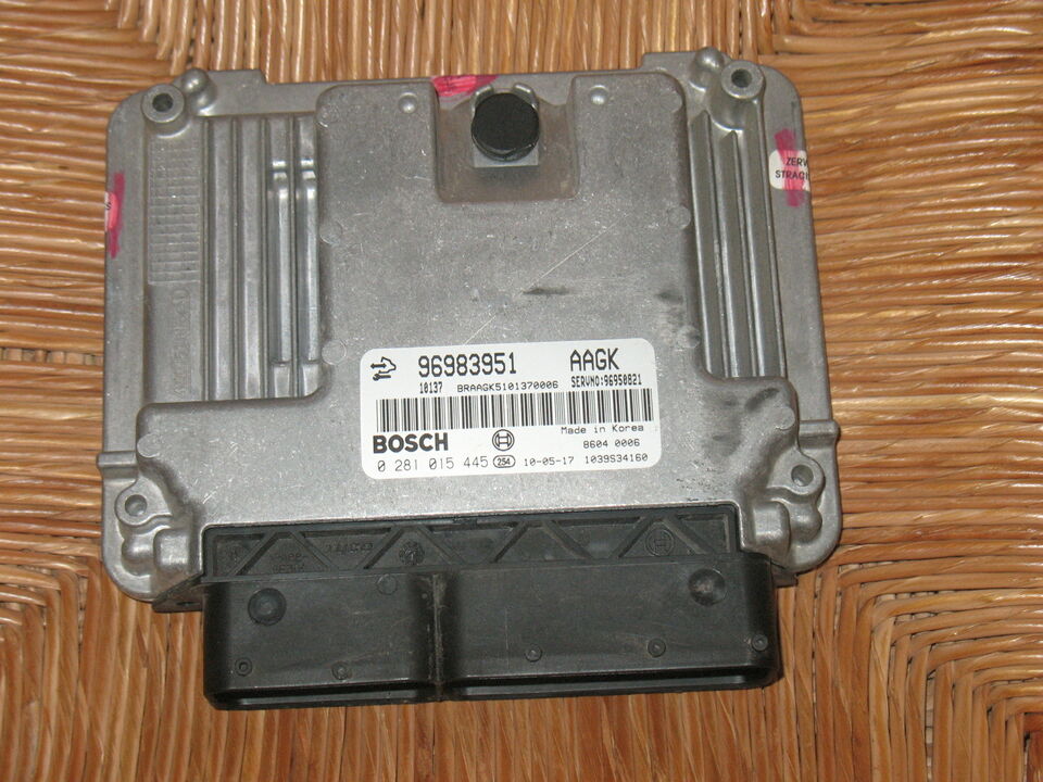 Ecu chevrolet cruze 2.0 crdi 0281015445 96983951 aagk EDC 16C39-6.M1