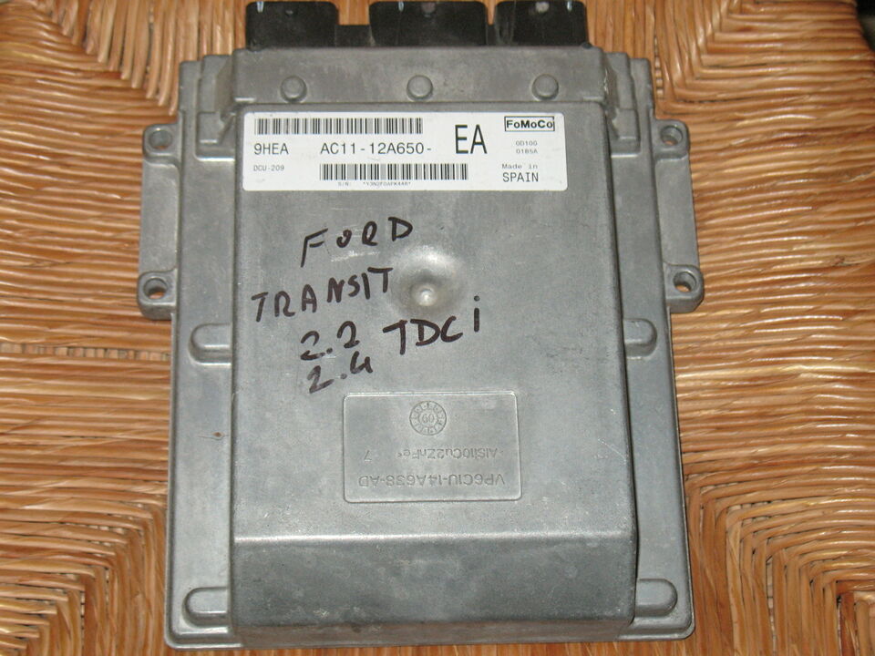 ECU FORD TRANSIT 2.4 TDCI AC11-12A650-EA 9HEA Fomoco DCU-209