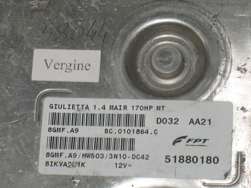 Ecu alfa romeo giulietta 1.4 170hp fpt 51880180 51896758 8GMF.A9 HW503