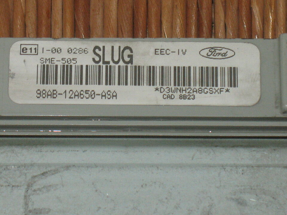 Ecu Ford Escort Slug 98AB12A650ASA 98AB-12A650-ASA SME505