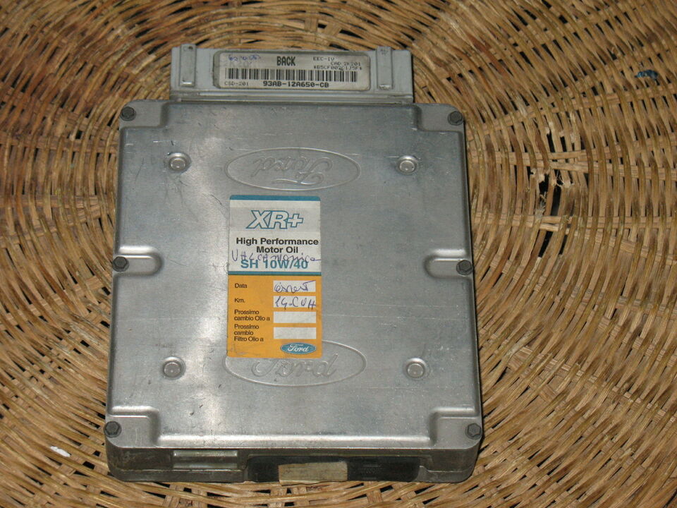 ECU FORD ESCORT 1.6 93Ab 12A650 Cb 93Ab12A650Cb BACK  CSD201