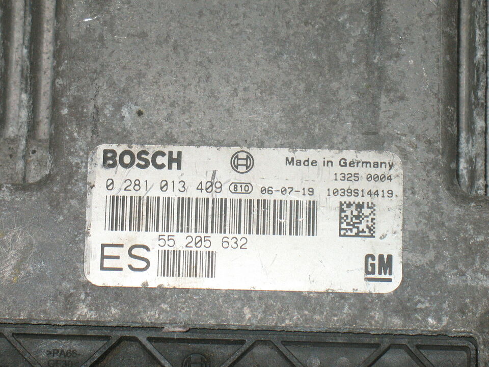 ECU OPEL VECTRA C 1.9 CDTI 0281013409 GM 55205632 EDC16C9 3.11