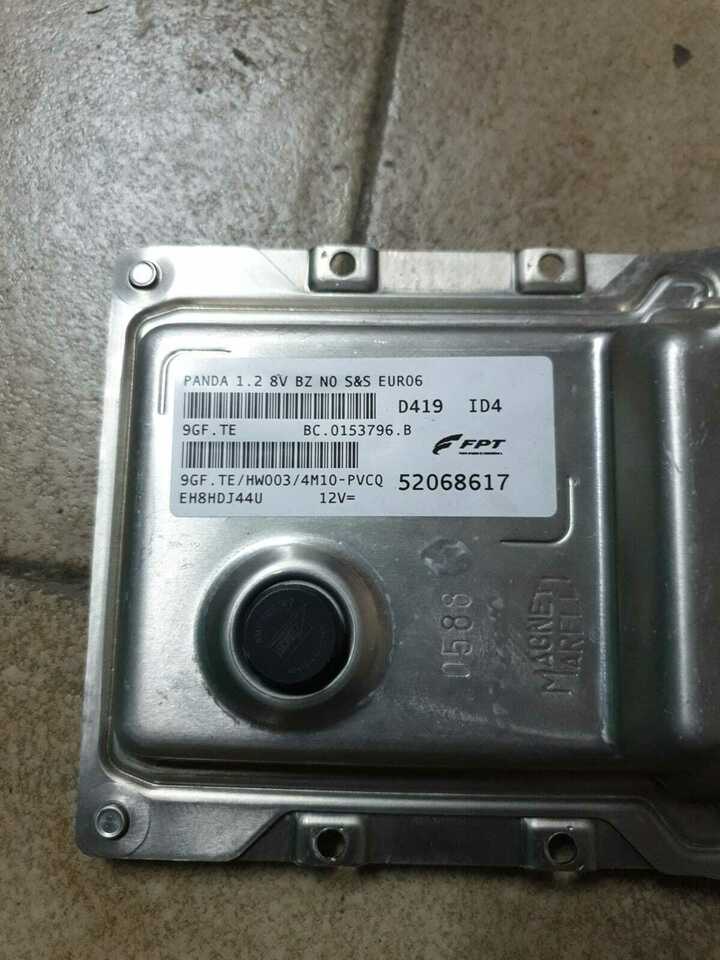 Ecu fiat panda 1.2 52045264 9gf.te 9gfte hw003 9gf 52068617