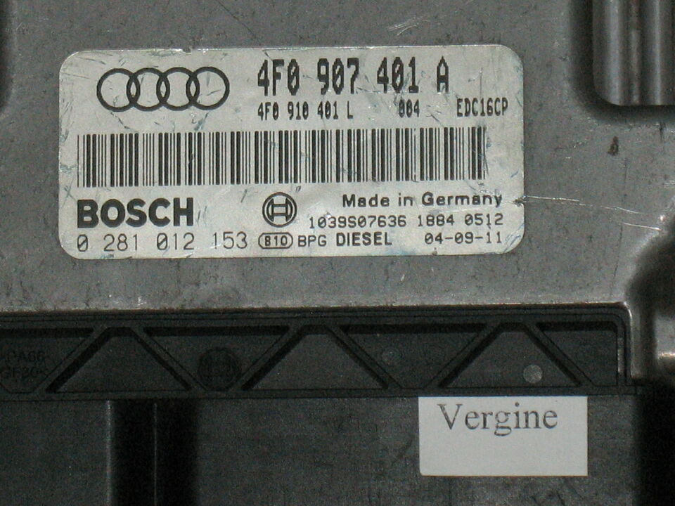 CENTRALINA MOTORE AUDI A6 BOSCH 0281012153 4F0907401A 4F0910401L
