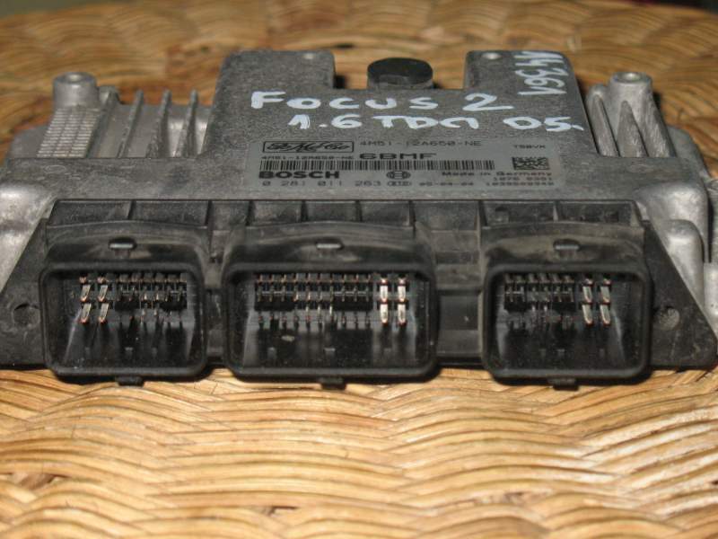 ECU FORD C-MAX 0281011263 4M51-12A650-NE 4M5112A650NE 6BMF EDC 16C3-9.18