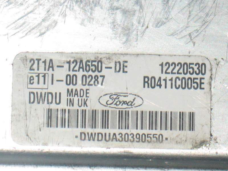 ECU FORD TOURNEO CONNECT 1.8 2T1A12A650DE 12220530 R0411C005E
