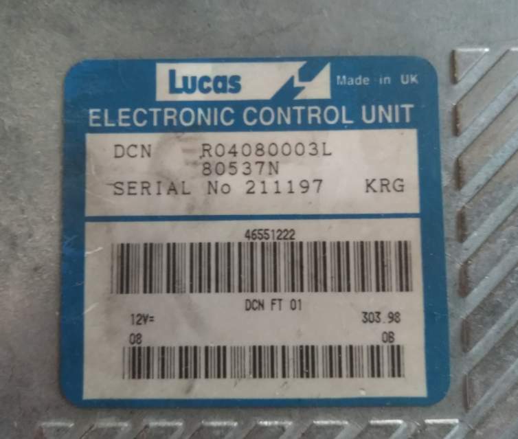 Ecu centralina fiat brava bravo 1.9 td dcn r04080003l 80537n