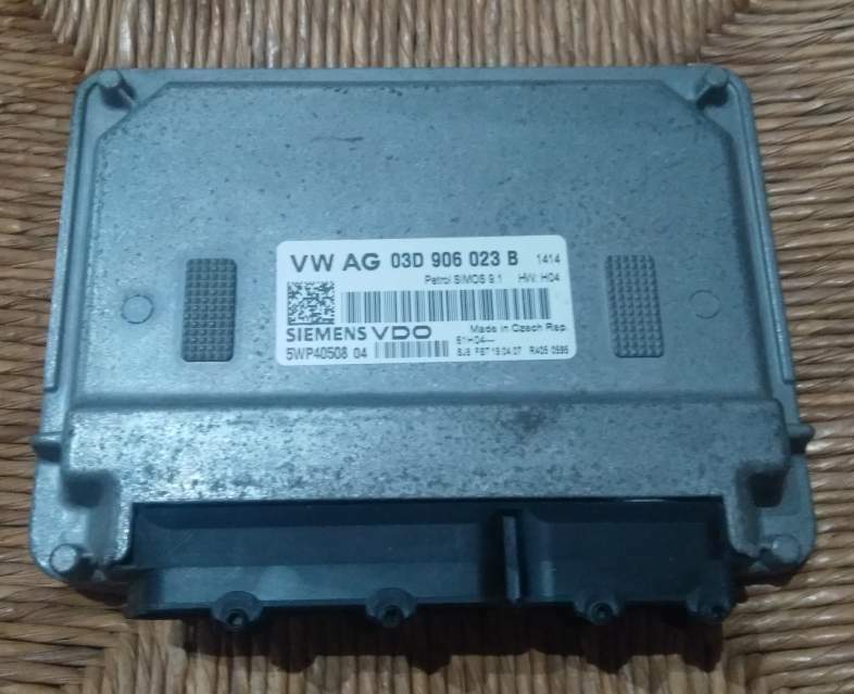 ECU VW VOLKSWAGEN FOX Polo Fabia 1.4 SIMOS 9.1 03D906023B 5WP40508 04