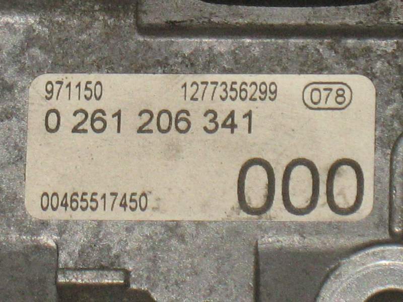 ECU FIAT MAREA 2.0 BOSCH 0261206341 00465517450 ME 3.1