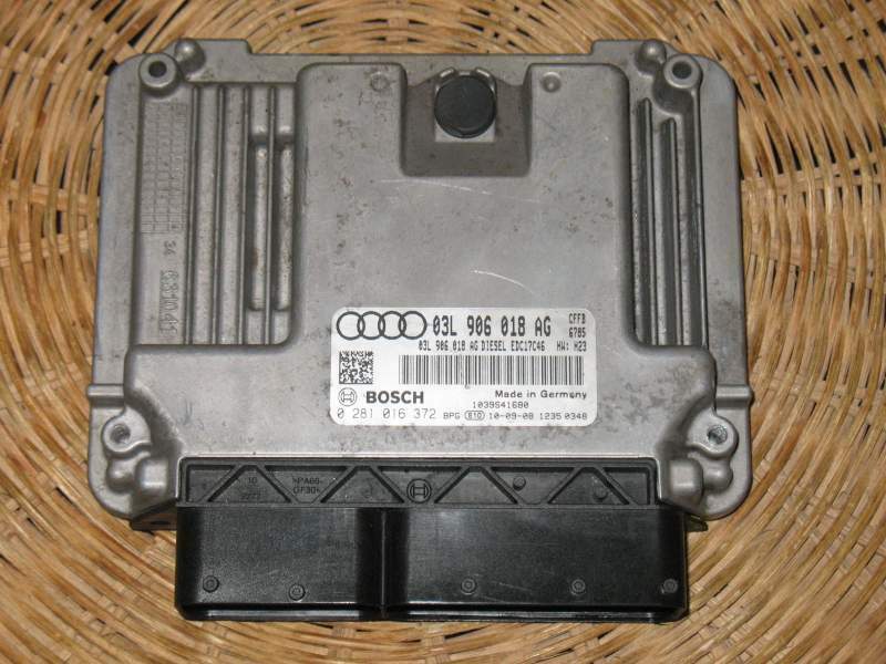 ECU AUDI Q3 Q5 A3 2.0 TDI 03L906018AG 0281016372 EDC 17C46-2.5 HW H23