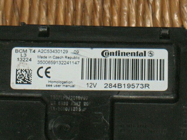 Ecu body renault captur uch bcm t4 l3 a2c53430129 284b19573r