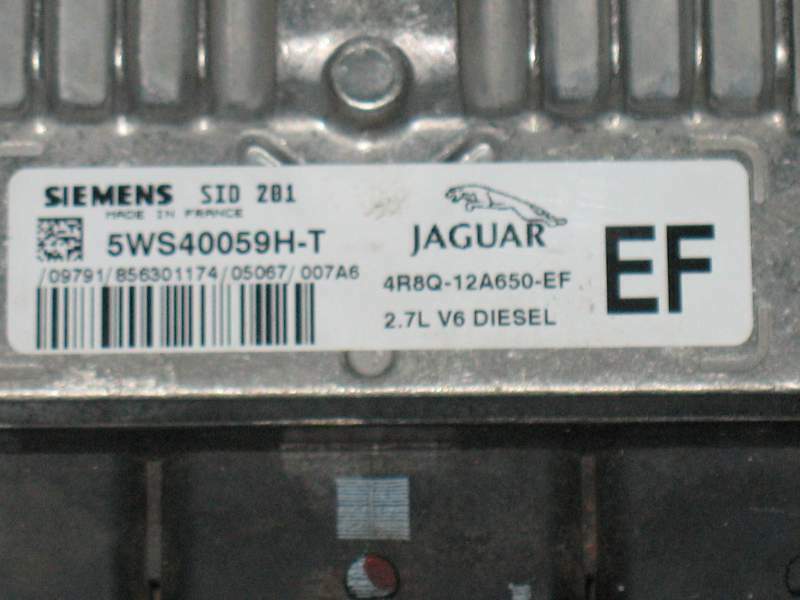 ECU JAGUAR S-Type 2.7 DIESEL SIEMENS 5WS40059HT 4R8Q12A650EF