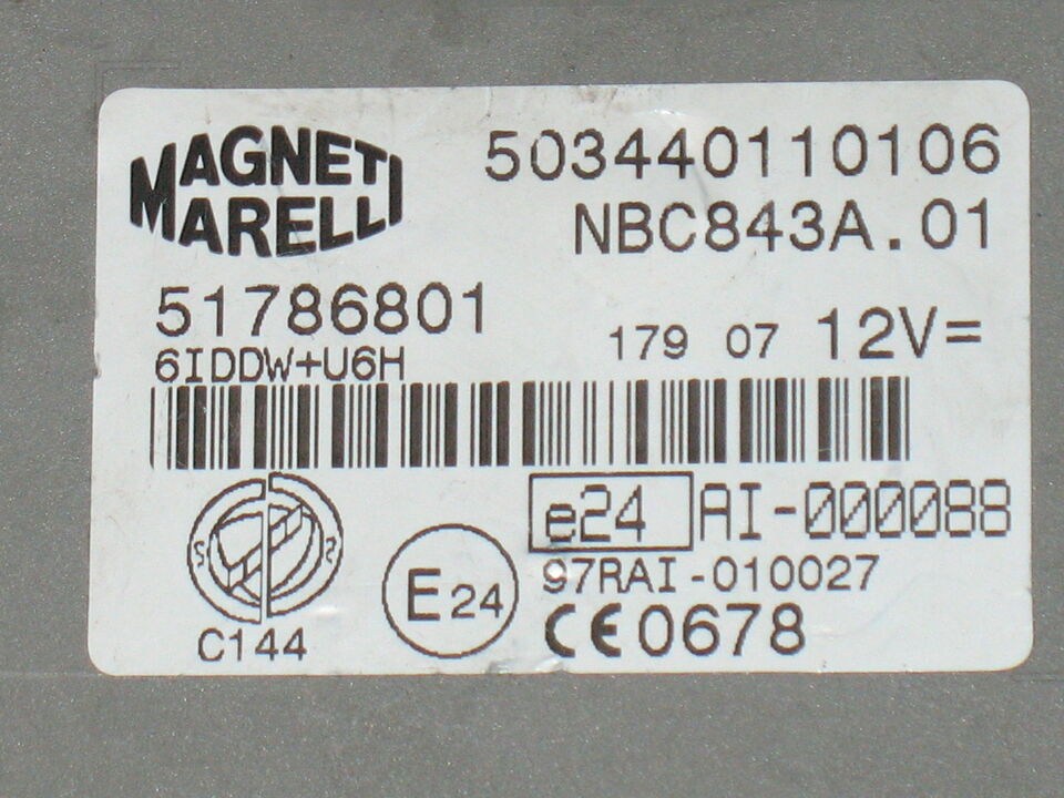 ECU Body Computer Lancia Ypsilon 51786801 503440110106