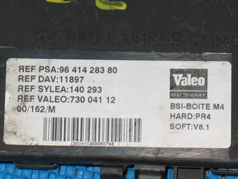 ECU BODY Citroen Berlingo Peugeot Partner 9641428380 73004112