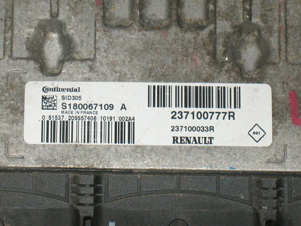 ECU RENAULT MEGANE SID305 S180067109A 237100777R 284B13640R