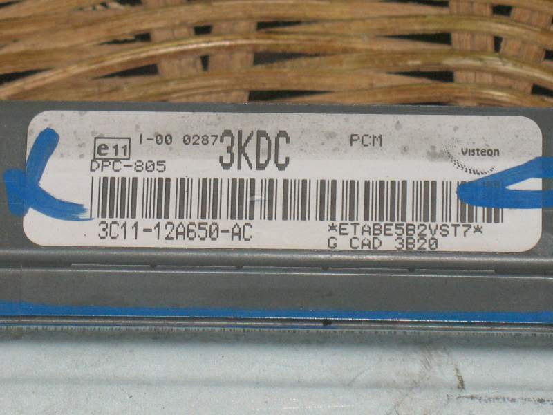 Ecu ford transit 2.4 td visteon 3c1112a650ac 3kdc DPC-805
