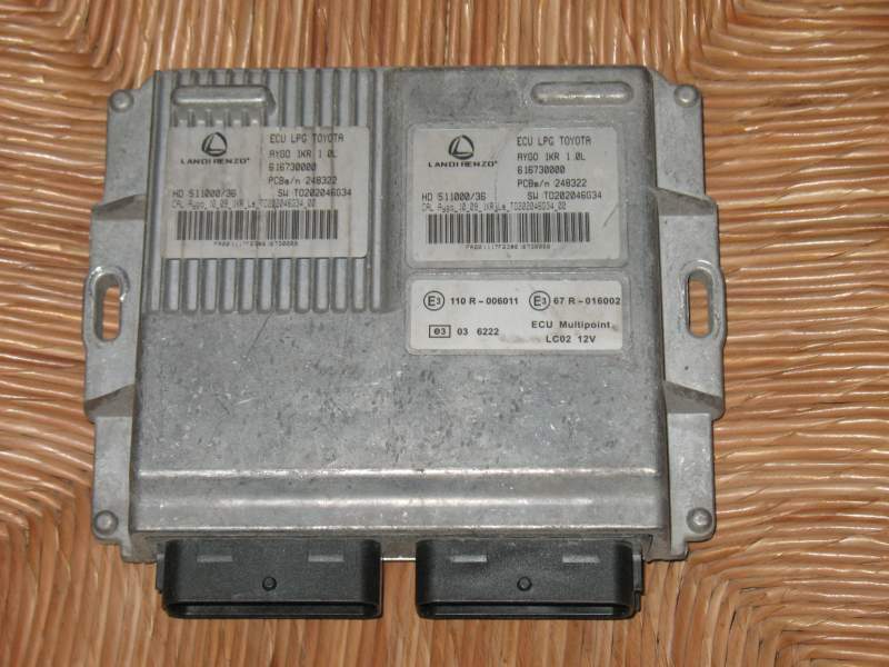 ECU LPG TOYOTA AYGO 1KR 1.0 616730000 landi renzo GPL