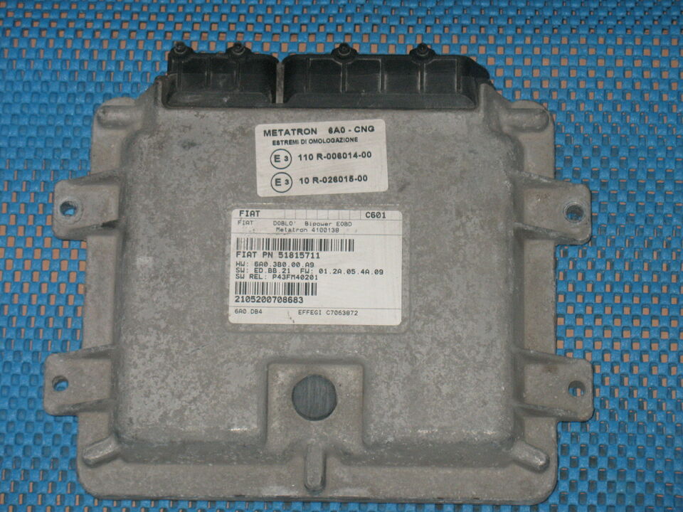 ECU FIAT DOBLO 2° BIPOWER 4100138 51815711 B2402201102278