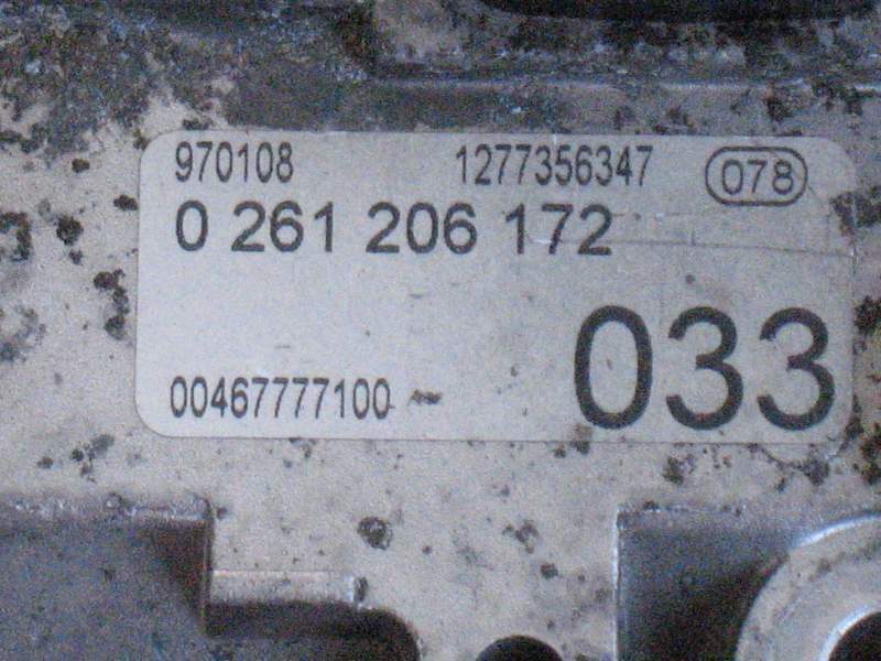 ECU LANCIA LYBRA 2.0 20V BOSCH 0261206172, 46777710