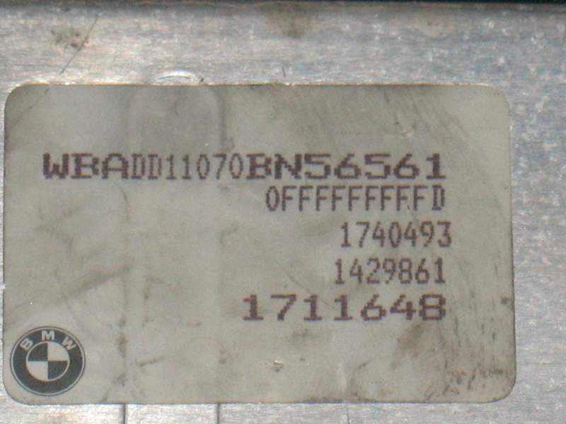 ECU CENTRALINA MOTORE BMW 1711648 1429861 1740493