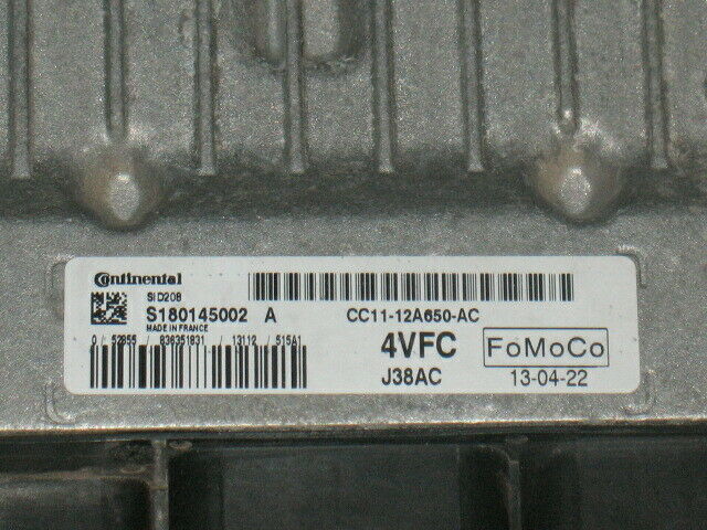 ECU FORD TRANSIT S180145002A CC11-12A650-AC SID208 4VFC