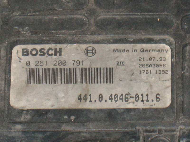 Ecu centralina scoda favorit 0261200791 441040460116