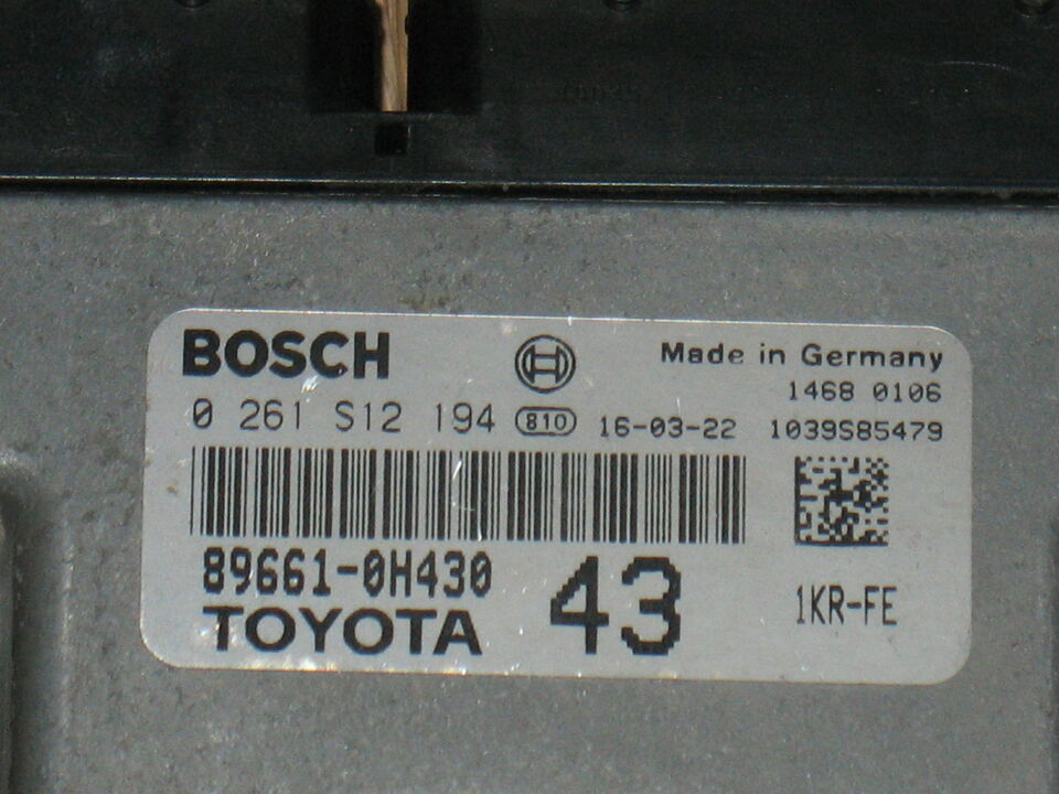 Ecu toyota aygo citroen peugeot 0261s12194 896610h430