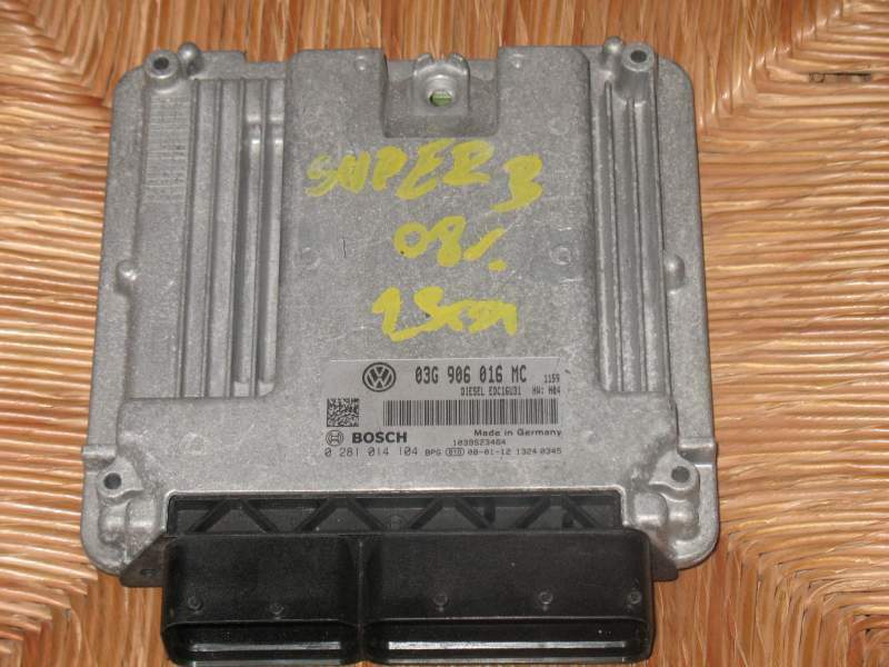 ECU Skoda Tdi BOSCH ECU 03G906016MC 0281014104 EDC16u31
