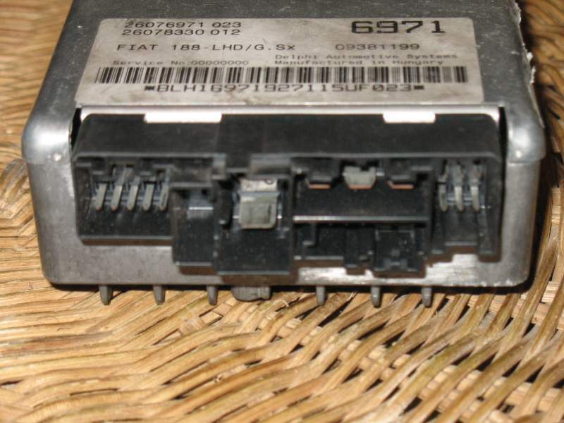 ECU LHD / G. DELPHI SX 6971 26076971023 26078330012 09381199