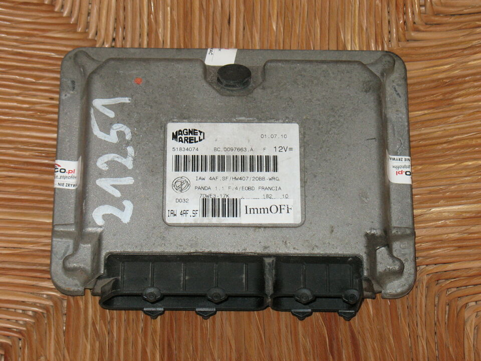 IAW 4AF SF Fiat Panda 169 1.1 1.2 51834047 HW407 / 20BB-WRO 51834074
