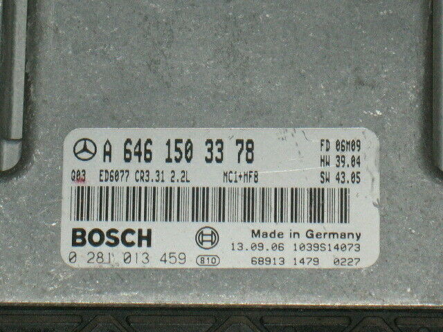 ECU MERCEDES VITO 2.2 0281013459 A6461503378 CR3.31 EDC16C2