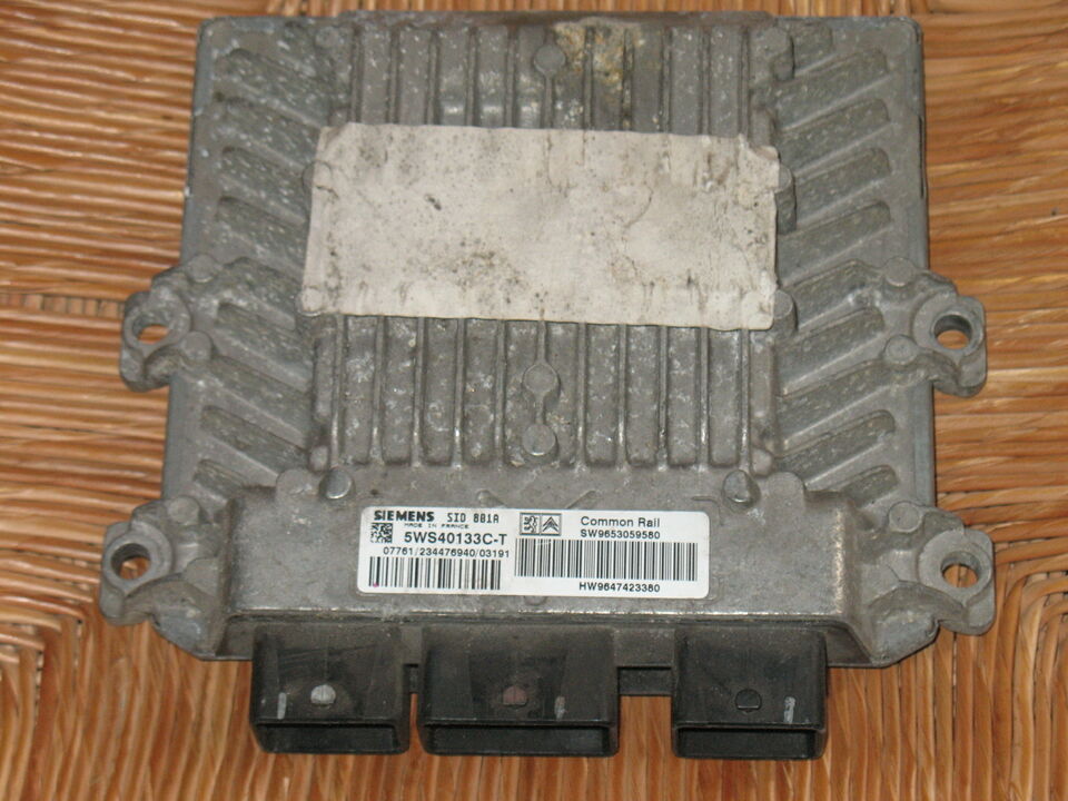 PEUGEOT 307 2.0 HDI 5WS40133C-T SID801A 9653059580 HW9647423380