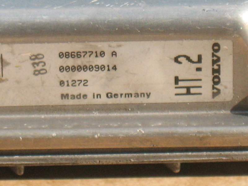 ECU VOLVO S60 S80 V70 2.4 TD BOSCH 0281010319 08677708 A, L4.2