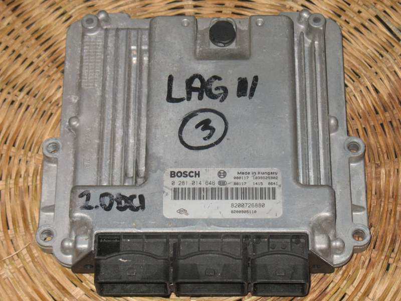 ECU RENAULT LAGUNA 2.0 DCI BOSCH 0281014646 8200726880