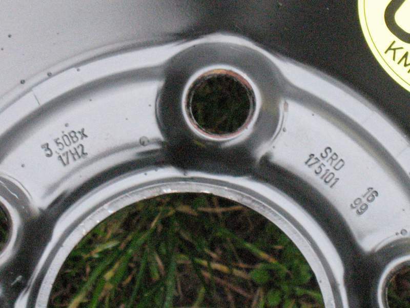 Ruotino, Ruota di scorta 17 x X5 X6 Z3 Z4 Z8 BMW serie 5, 6, 7