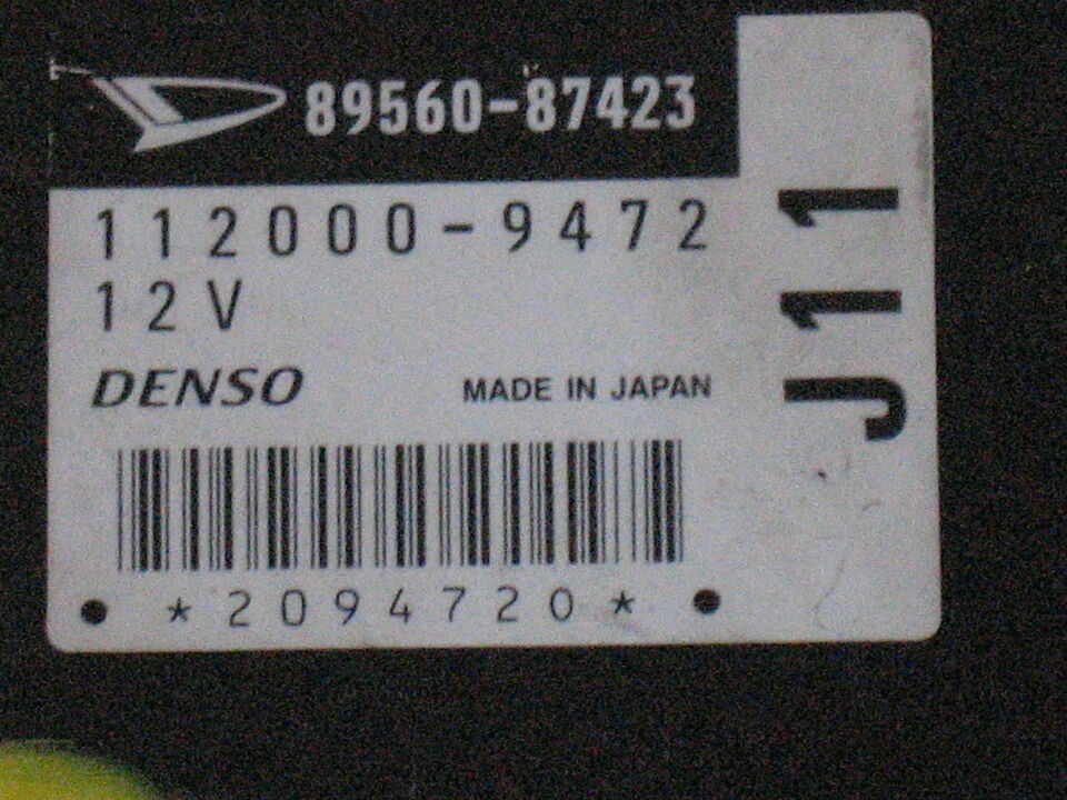 ECU DAIHATSU 8956087423 1120009470 1.3 16V DVVT 4x4 89560-87423