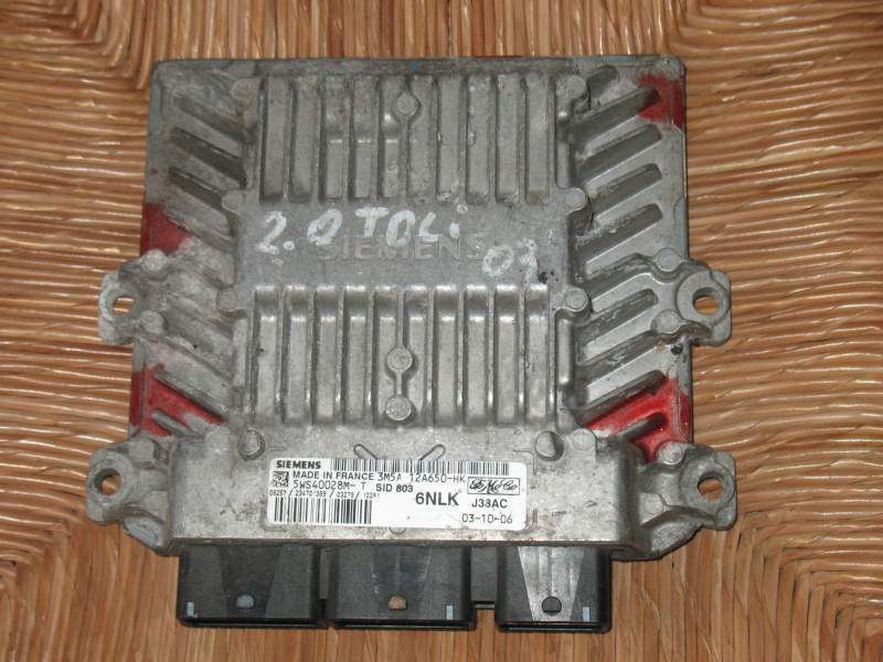 ECU FORD C-MAX 2.0 TDCI 5WS40028M-T 3M5A-12A650-HK 6NLK SID 803