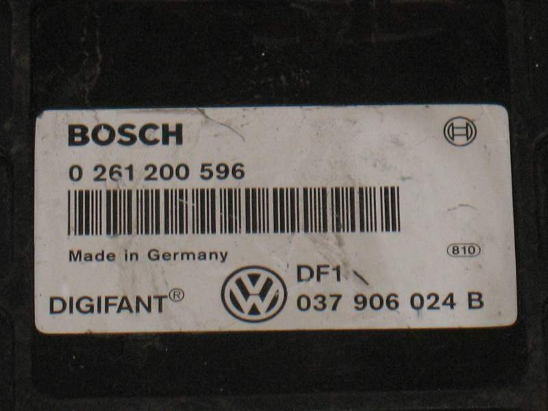 Ecu digifant vw golf gti 3 gti 2.0 0261200596 037906024b df1