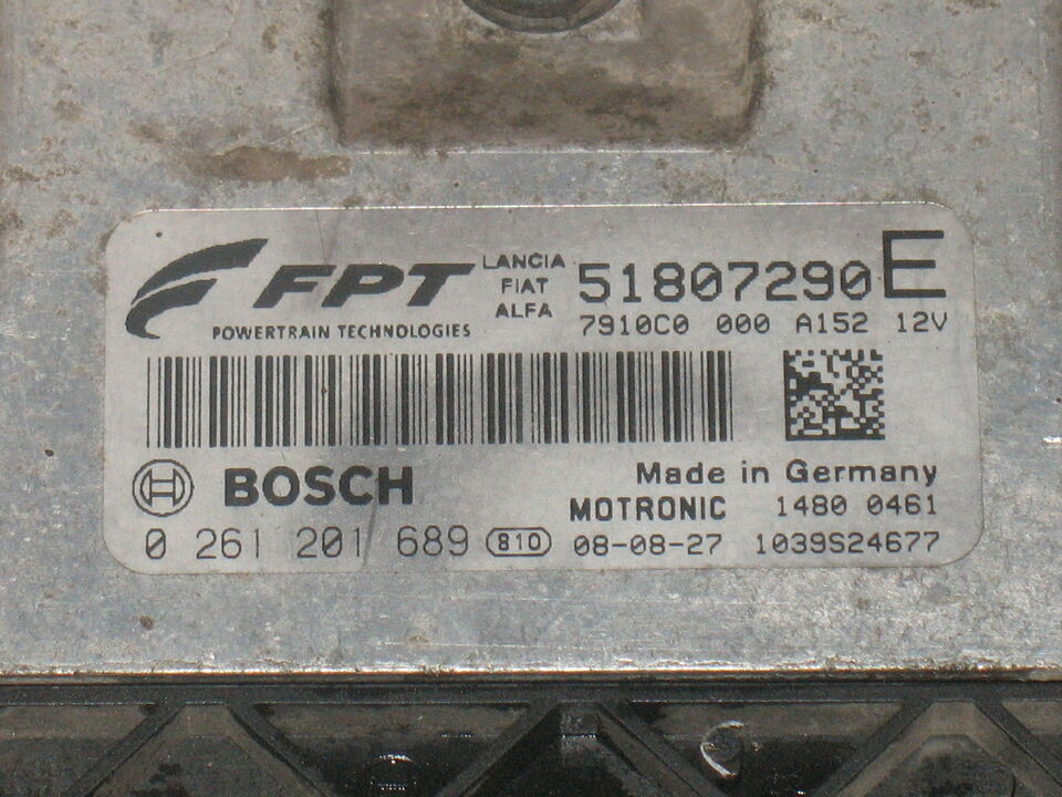 Centralina ac Fiat Linea 1.4 Turbo ME7.9.10 51807290 0261201689 51807290E