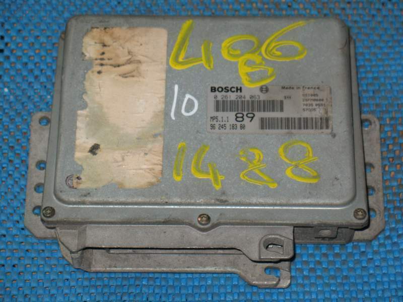 ECU CENTRALINA PEUGEOT 406 1.8 BOSCH 0261204063 9624518380 MP5.1.1