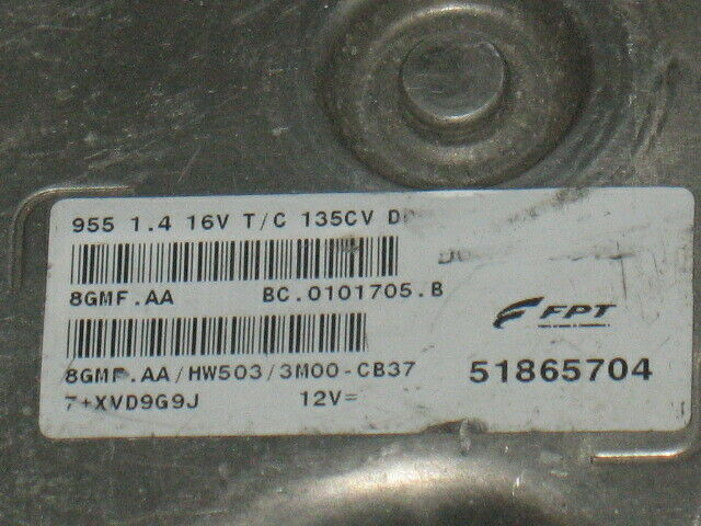 ECU ALFA MITO 1.4 16V TURBO B 135CV 51865704 8GMF.AA HW503