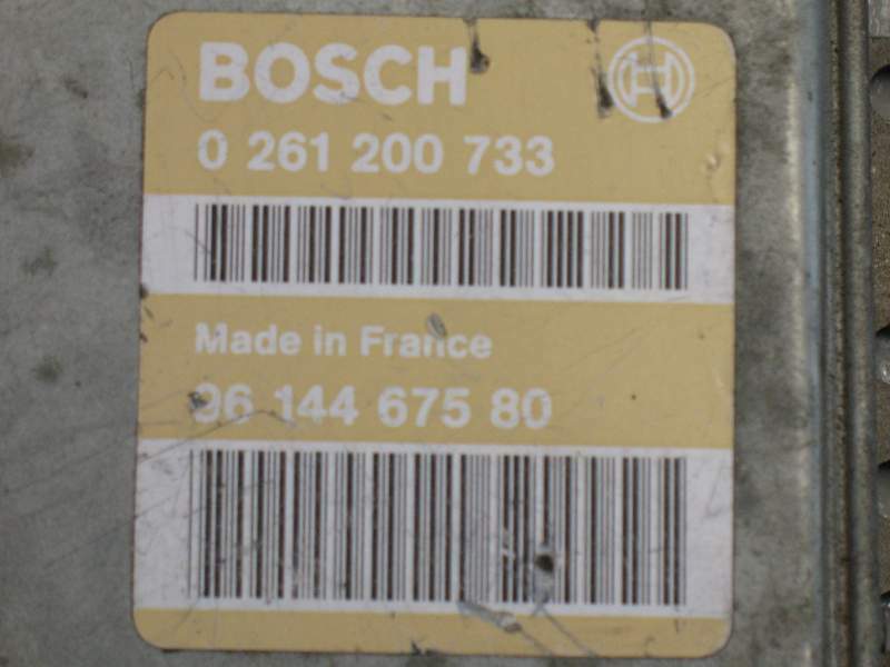 CITROEN ZX PEUGEOT 96 144 675 80 9614467580 BOSCH 0 261 200 733