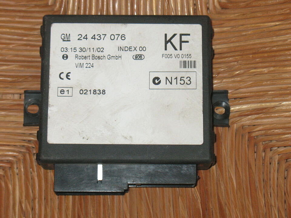 Opel zafira 2.0 16v dti centralina chiusura gm 24437076 kf