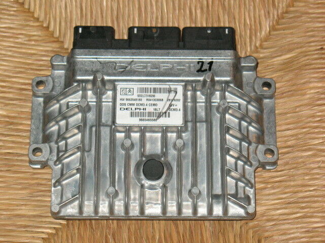 ECU PEUGEOT 407 2.0 9663548180 R0413C006B 28129202 CDM3.4