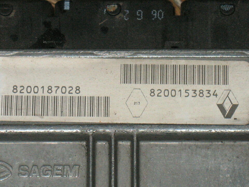 ECU RENAULT Clio 1.2L Sagem 8200187028 820015383 S2000 S2000RPM