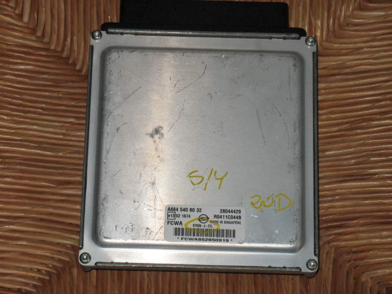 ECU SSANGYONG KYRON 4 A6645408032 28044429 R0411C044B FCWA