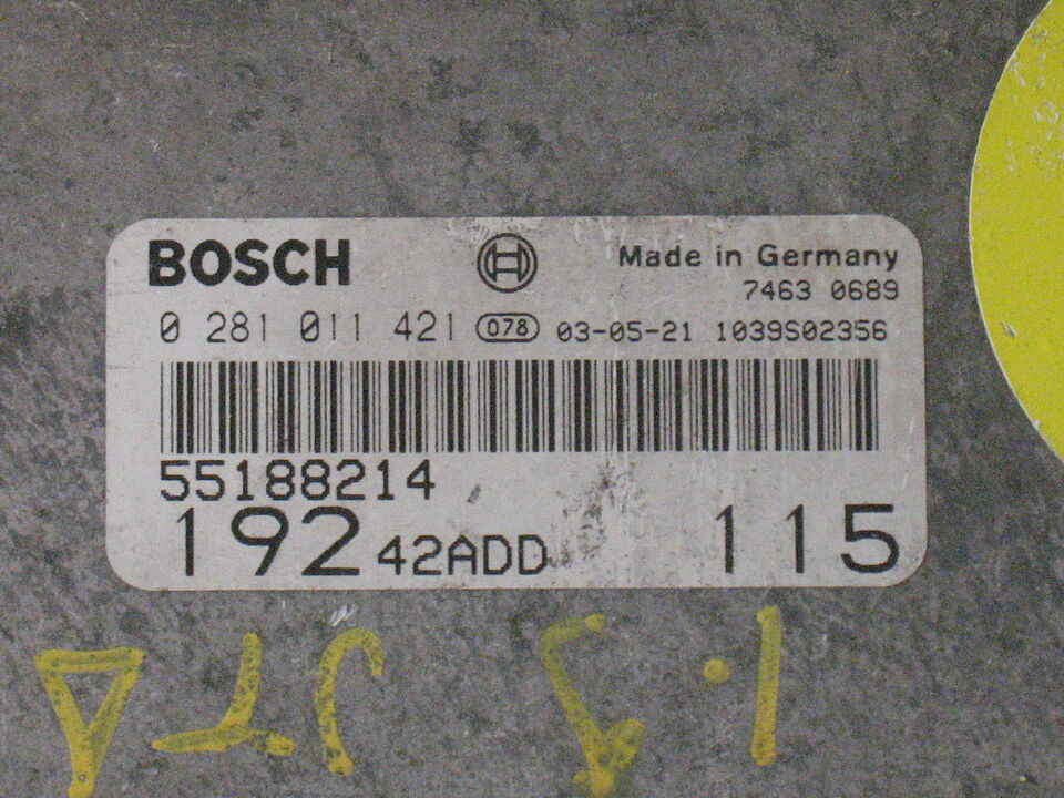 Ecu fiat stilo bosch 0281011421 19242add EDC15C7 2.3. 55188214
