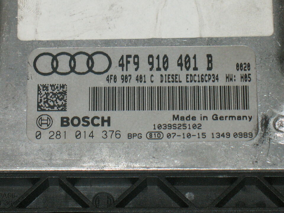 Ecu motore audi a6 3.0 tdi bosch 0281014376 EDC16CP34 4F9910401B