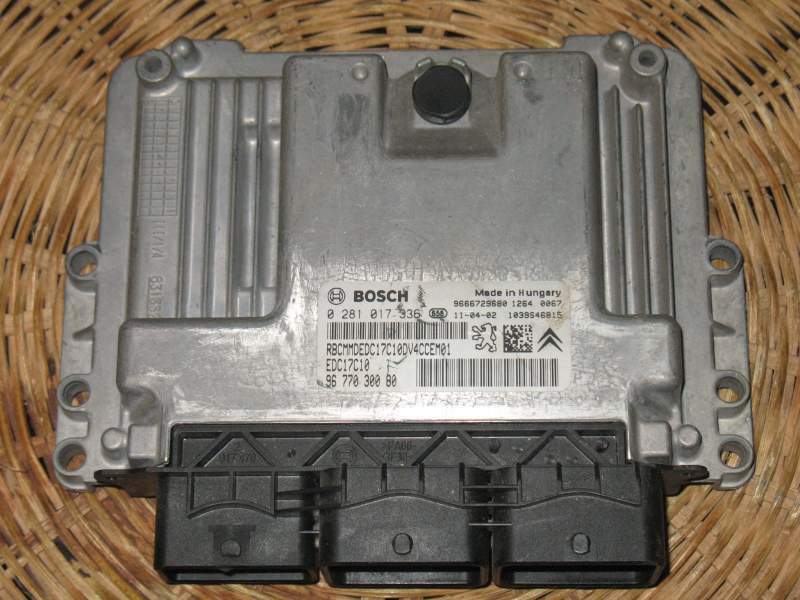 ECU C3 MK2 1.4D PEUGEOT 207 0281017336 9677030080 EDC17C10